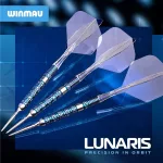 Set sageti darts steel Winmau Lunaris Tapered 24g, 90% wolfram