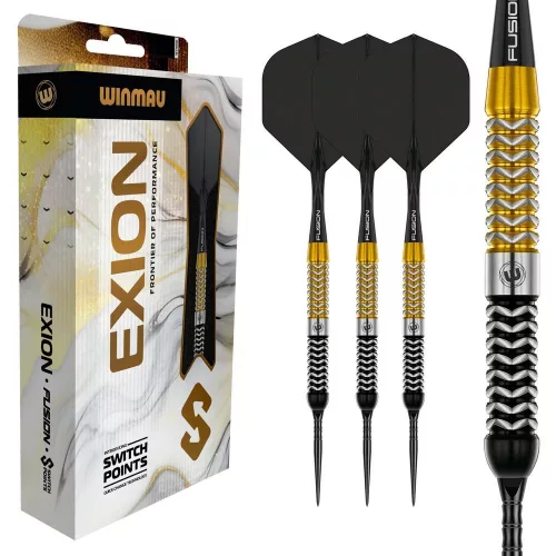 Set sageti darts steel Winmau Exion Parallel 24g, 90% wolfram