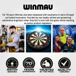 Set sageti darts steel Winmau Exion Parallel 24g, 90% wolfram