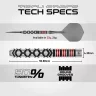   Set sageti darts steel Winmau SP Fornax parallel 24g, 90% wolfram