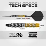 Set sageti darts steel Winmau SP Exion Torpedo, 90% wolfram