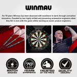 Set sageti darts steel Winmau SP Fornax Torpedo, 90% wolfram