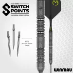 Set sageti darts steel Winmau SP MvG Signature Edition, 23g 90% wolfram