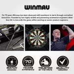 Set sageti darts steel Winmau SP MvG Signature Edition, 23g 90% wolfram
