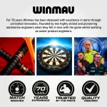 Set sageti darts steel Winmau Wmma Paton, 23g 90% wolfram