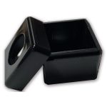 Suport creta din plastic negru