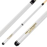 Tac biliard din trei piese Classic Billmart pentru incepatori, alb, cu functie de saritura