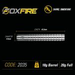 Set Winmau FOXFIRE 80% soft 2035, 20g