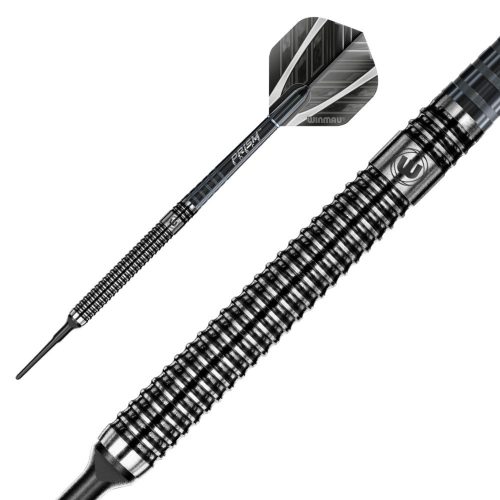 Sageata darts Winmau soft BLACK OUT 90% wolfram 20g