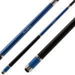 Tac pool din 2 piese Cuetec Cynergy CT-15K Carbon, Sapphire Blue, 3/8x14