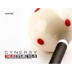 Tac pool din 2 piese Cuetec Cynergy CT-15K Carbon, Pearl White, 3/8x14