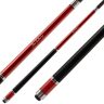 Tac Pool din 2 piese Cuetec Cynergy CT-15K Carbon, Ruby-Red, 3/8x14