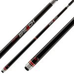 Tac pool din 2 piese Cuetec Cynergy CT-15K Carbon Break Metallic-Black 3/8x14