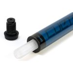 Tac de pool Cuetec Chroma Abyss albastru, din doua piese, cu varf AVID de 12,75 mm