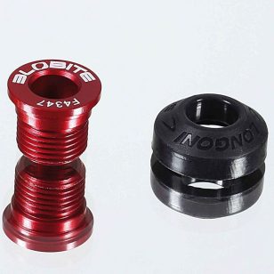 Conector din aluminiu 3Lobite pentru sistemul 3Lobite, cu capat de cauciuc