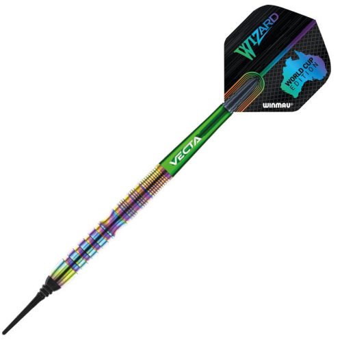 Sageti Darts Winmau soft Simon Whitlock World Cup Rainbow SE 18g, 90% tungsten