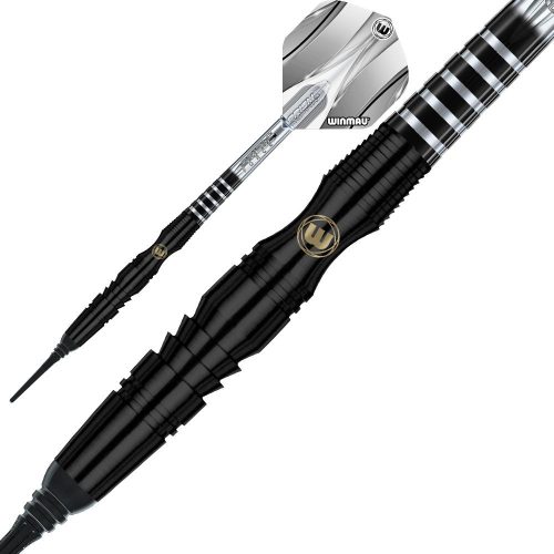 Set Darts soft Winmau Sniper Black 20g, 90% wolfram