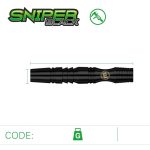 Set Darts soft Winmau Sniper Black 20g, 90% wolfram