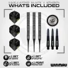   Set sageti darts soft Winmau MvG Signature Edition 20g, 90% wolfram