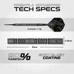 Set sageti darts soft Winmau MvG Signature Edition 20g, 90% wolfram
