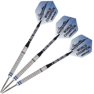 Set darts  Unicorn steel Phase 3 Gary Anderson 23g, World Champion Natural 90%