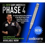 Set darts Unicorn steel Gary Anderson Phase 4 Natural 21g Tungsten 90% ( The Flying Scotsman)