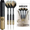 Set sageti darts steel Unicorn Ross Smith 22g, brass