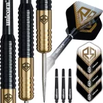 Set sageti darts steel Unicorn Ross Smith 22g, brass