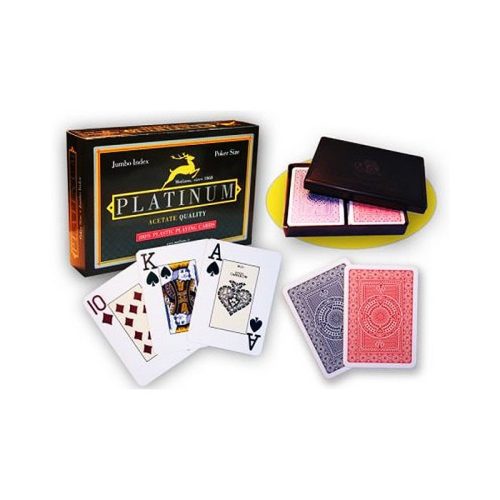 Carti poker din acetat- Modiano Platinum