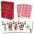 Carti de poker Modiano BIKE TROPHY 2 Jumbo Index rosu 100% plast