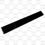 Priza maner tac Velvet negru 30cm