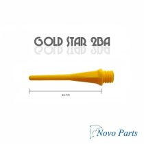 Varf darts 2BA Gold Star, galben
