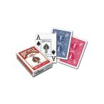 Carti poker Bicycle PRESTIGE, albastru 100% plastic