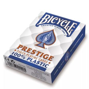Carti poker Bicycle PRESTIGE, albastru 100% plastic
