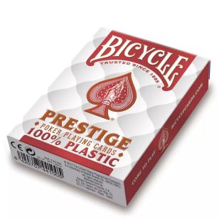 Carti poker Bicycle PRESTIGE, rosu 100% plastic