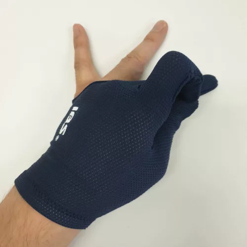 Manusa biliard IBS, Mesh albastru inchis, marime universala