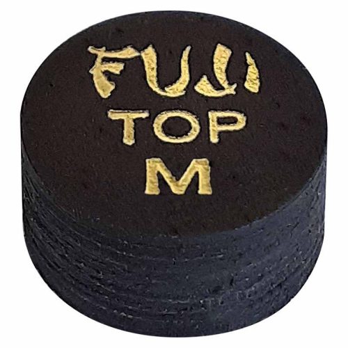 Varf de tac din piele "Fuji" 14mm, medium black