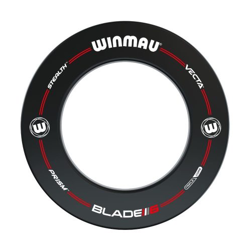 Protector perete Winmau, Blade 6 Pro-Line negru