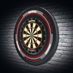 Protectie perete Winmau dart, Advance negru-rosu