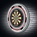 Protectie perete Winmau dart, Advance alb-rosu