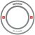 Protectie perete Winmau Pro-Line 1.0, alb