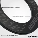 Protectie perete darts Winmau Blade 6, negru