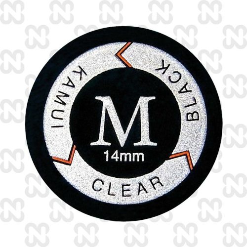 Varf din piele pentru tac, KAMUI Black Clear medium 14mm