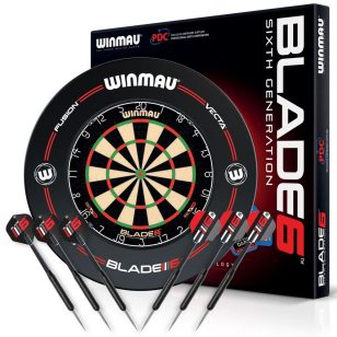 Tinta Darts Winmau Blade6, Protectie Perete, 2 Seturi de Sageti, Linie Start, Card Iesire