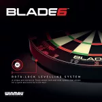 Tinta Darts Winmau Blade6, Protectie Perete, 2 Seturi de Sageti, Linie Start, Card Iesire