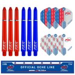 Tinta Darts Winmau Blade6 PDC, Protectie Perete, 2 Seturi de Sageti, Linie Start, Card Iesire