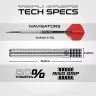   Set darts bundle cu tinta Winmau blade 360, protectie de perete grii si 2x set sageti, linie start