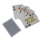 Carti poker Fournier 100% plastic, albastru