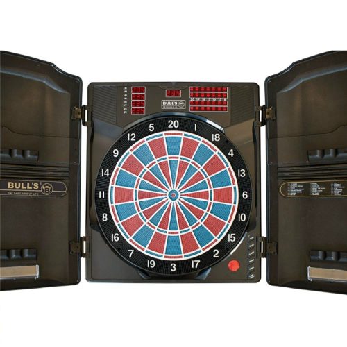 Board de darts electronic Bull's Master Score, cu vocea lui Russ Bray. Afisaj LED si adaptor.