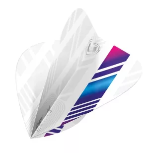 Fluturas darts Winmau Prism Delta Kite, albastru-alb-mov